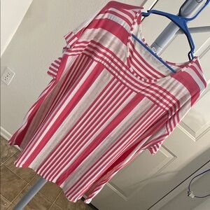 Pink and White shirt